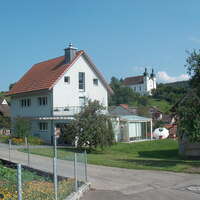 EFH Seewen Ansicht Zufahrt